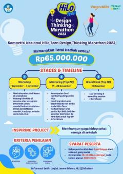 Siswa SMA Diajak Berinovasi lewat HiLo Teen Design Thinking Marathon 2023